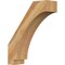Ekena Millwork 6"W x 20"D x 24"H Imperial Rough Sawn Knee Brace, Western Red Cedar BRC06X20X24IMP00RWR - alternate 1